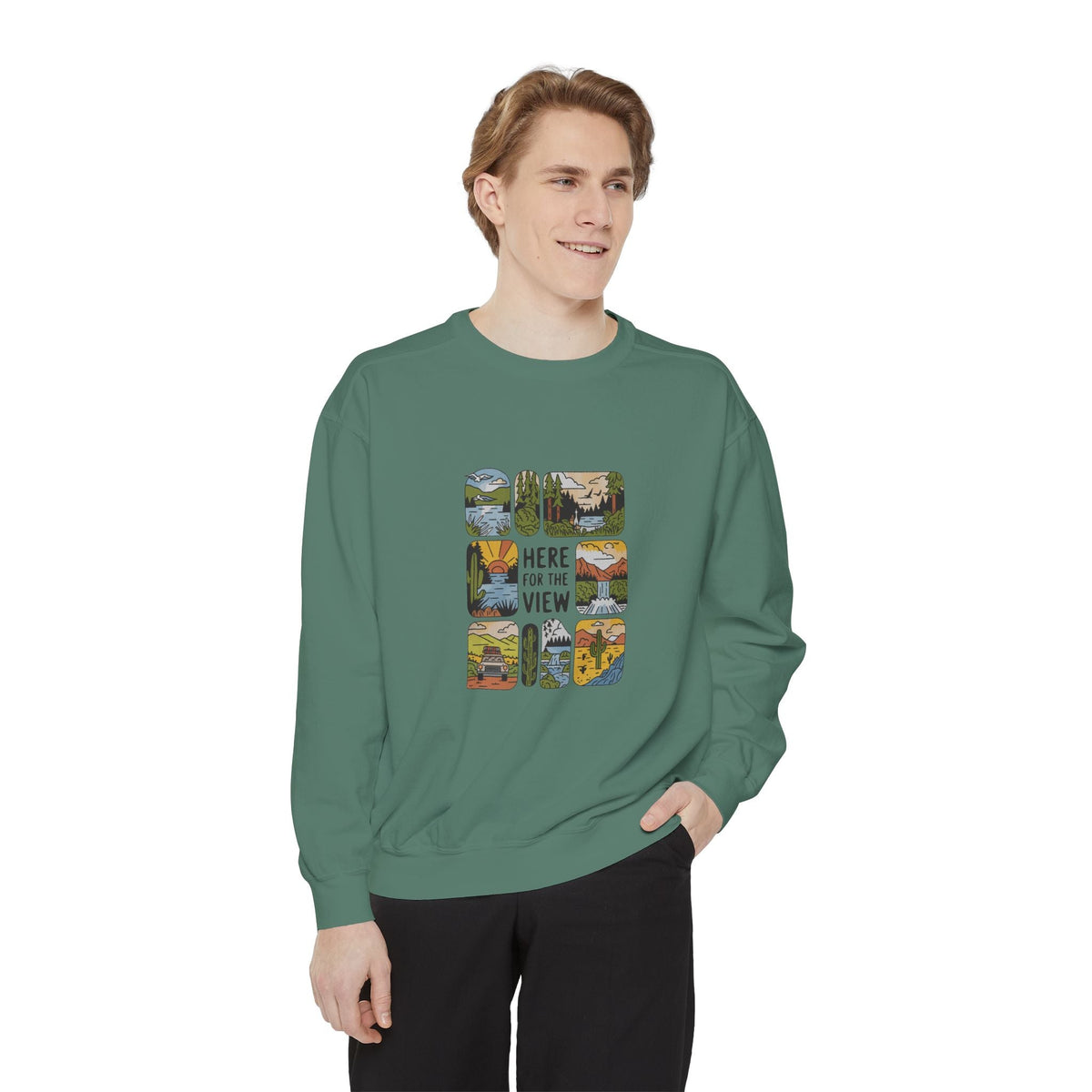 Here For The View Sweatshirt