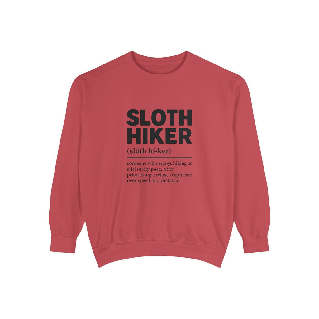 Sloth Hiker Definition Sweatshirt