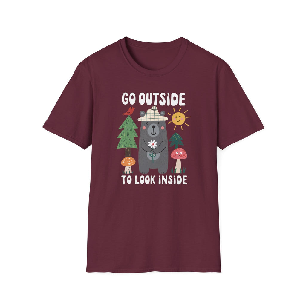 Go Outside To Look Inside T-shirt
