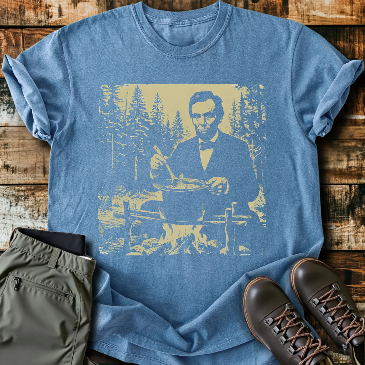 Abe Cookin From His Hat T-Shirt