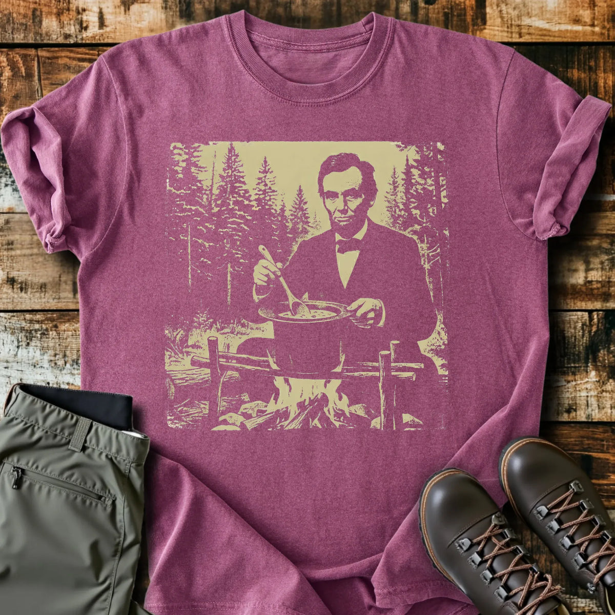 Abe Cookin From His Hat T-Shirt