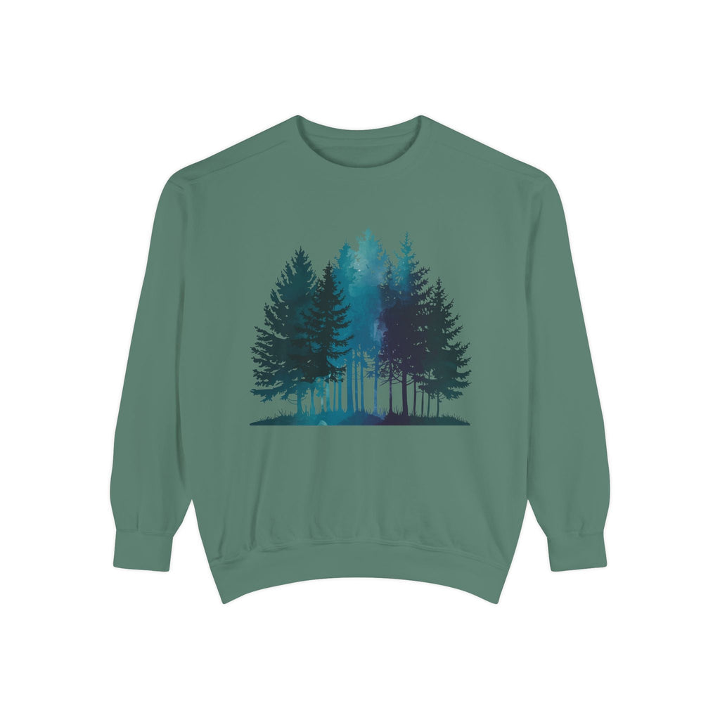 Water Color Forest Sweatshirt
