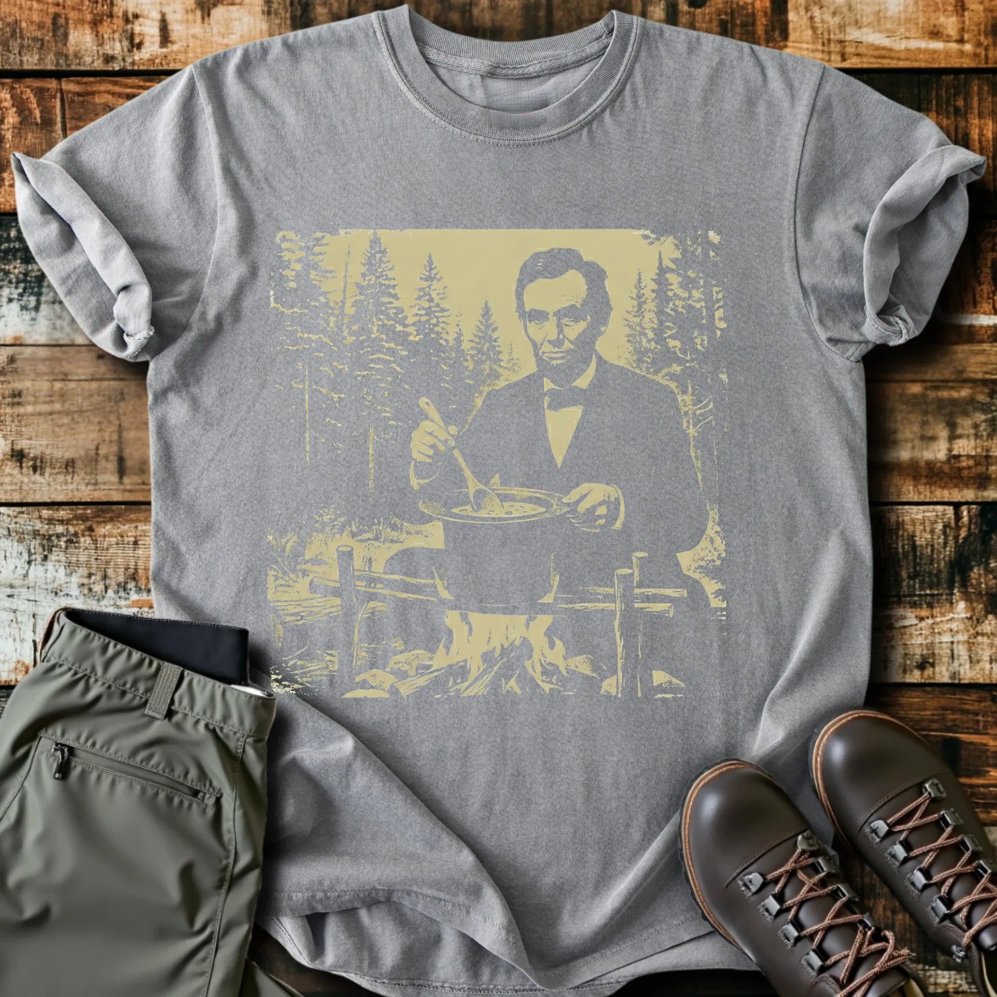 Abe Cookin From His Hat T-Shirt