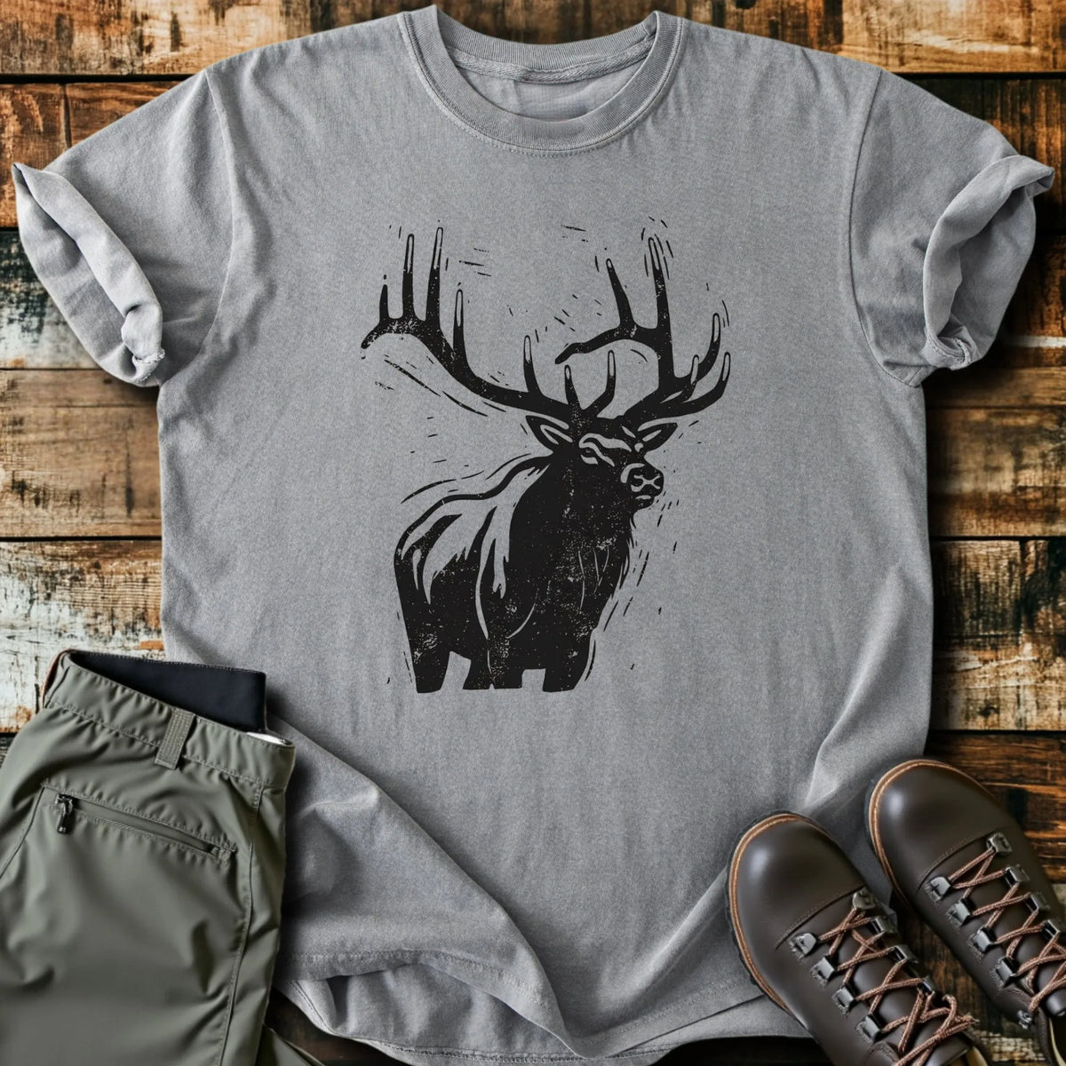 Buck Print T-Shirt