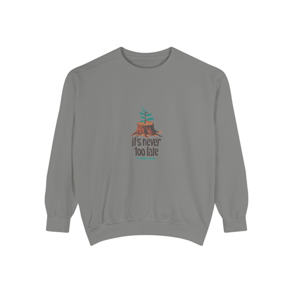 It's Never Too Late Sweatshirt
