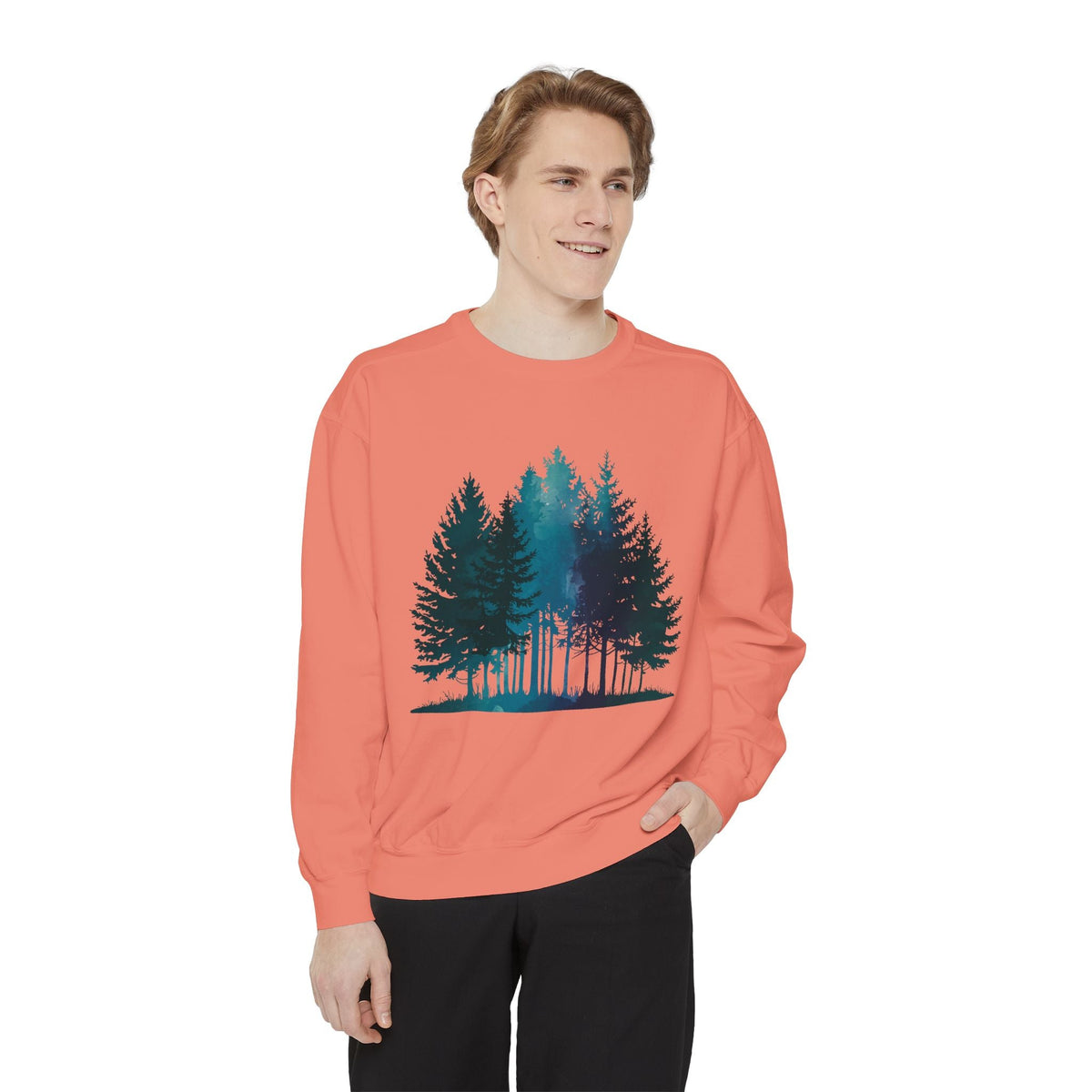Water Color Forest Sweatshirt