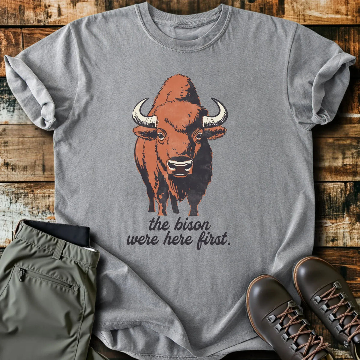 Bison First T-Shirt