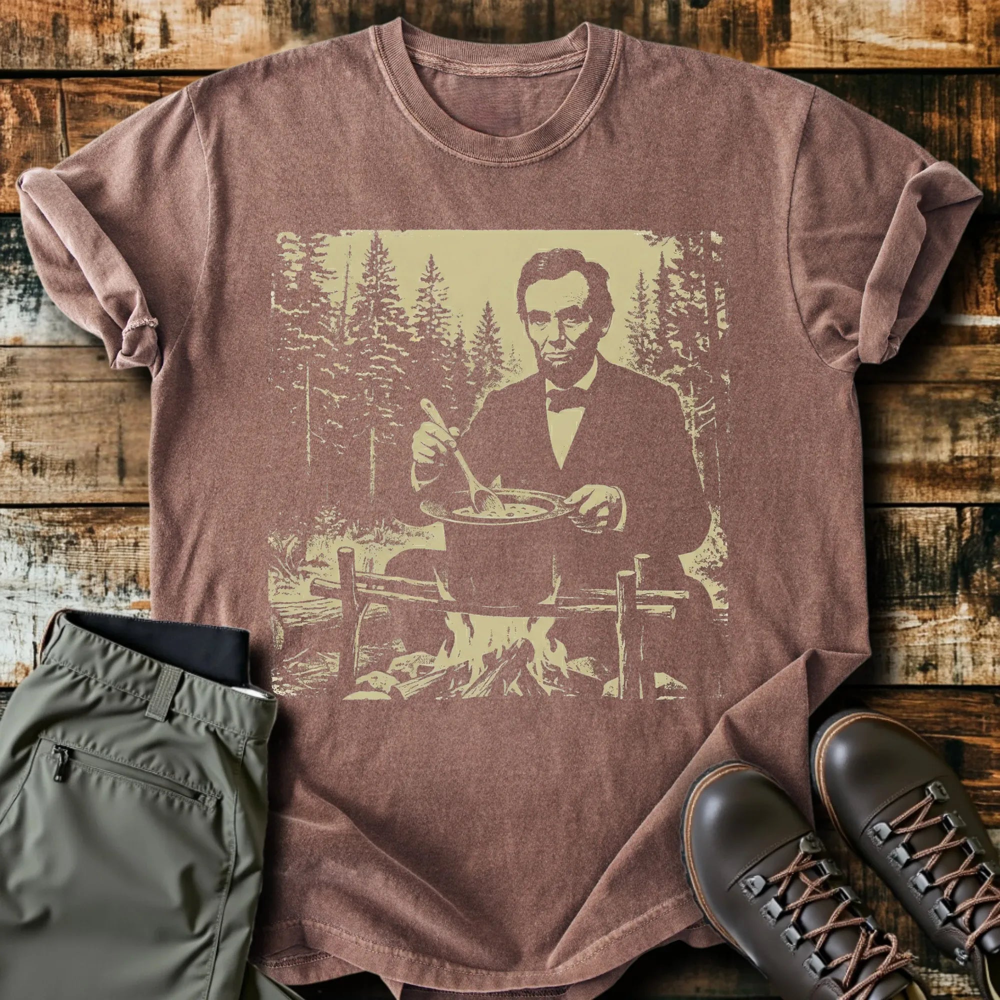 Abe Cookin From His Hat T-Shirt
