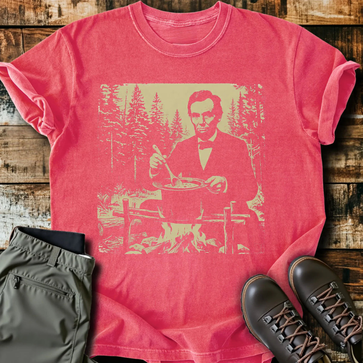 Abe Cookin From His Hat T-Shirt