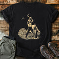Abe Cutting Wood T-Shirt