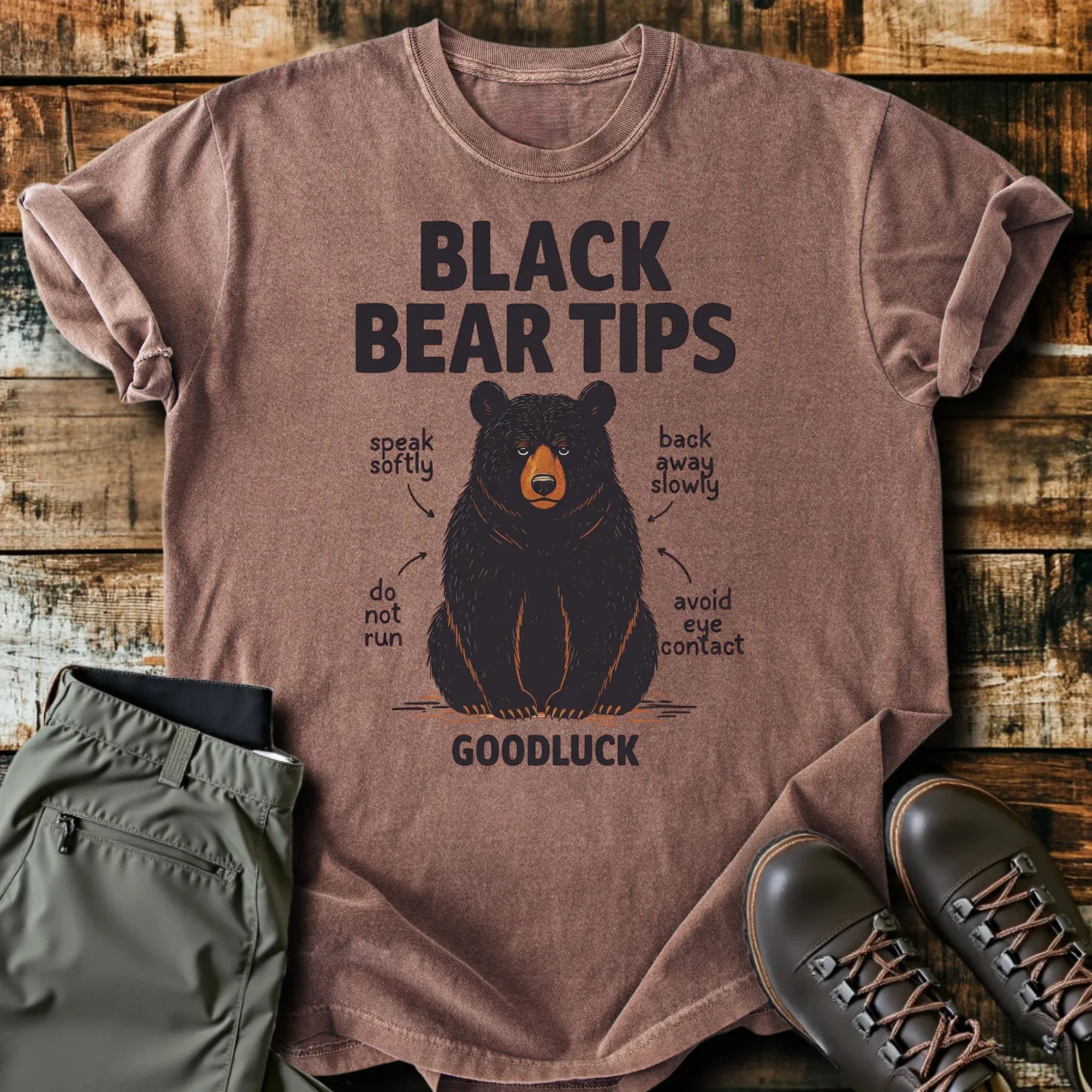 Black Bear Tips T-Shirt