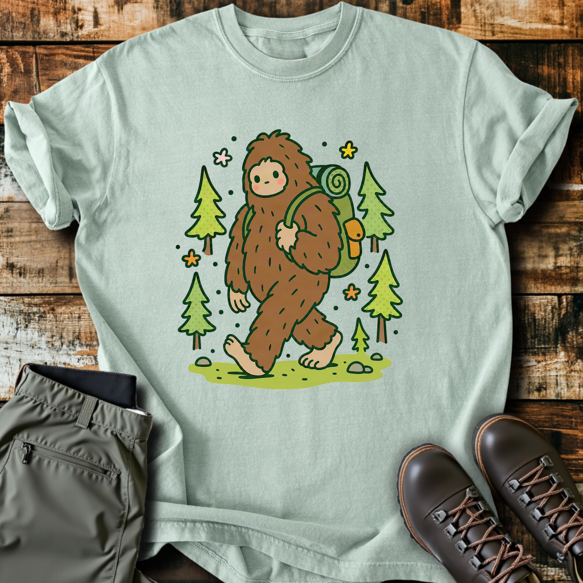Backpack Squatch T-Shirt