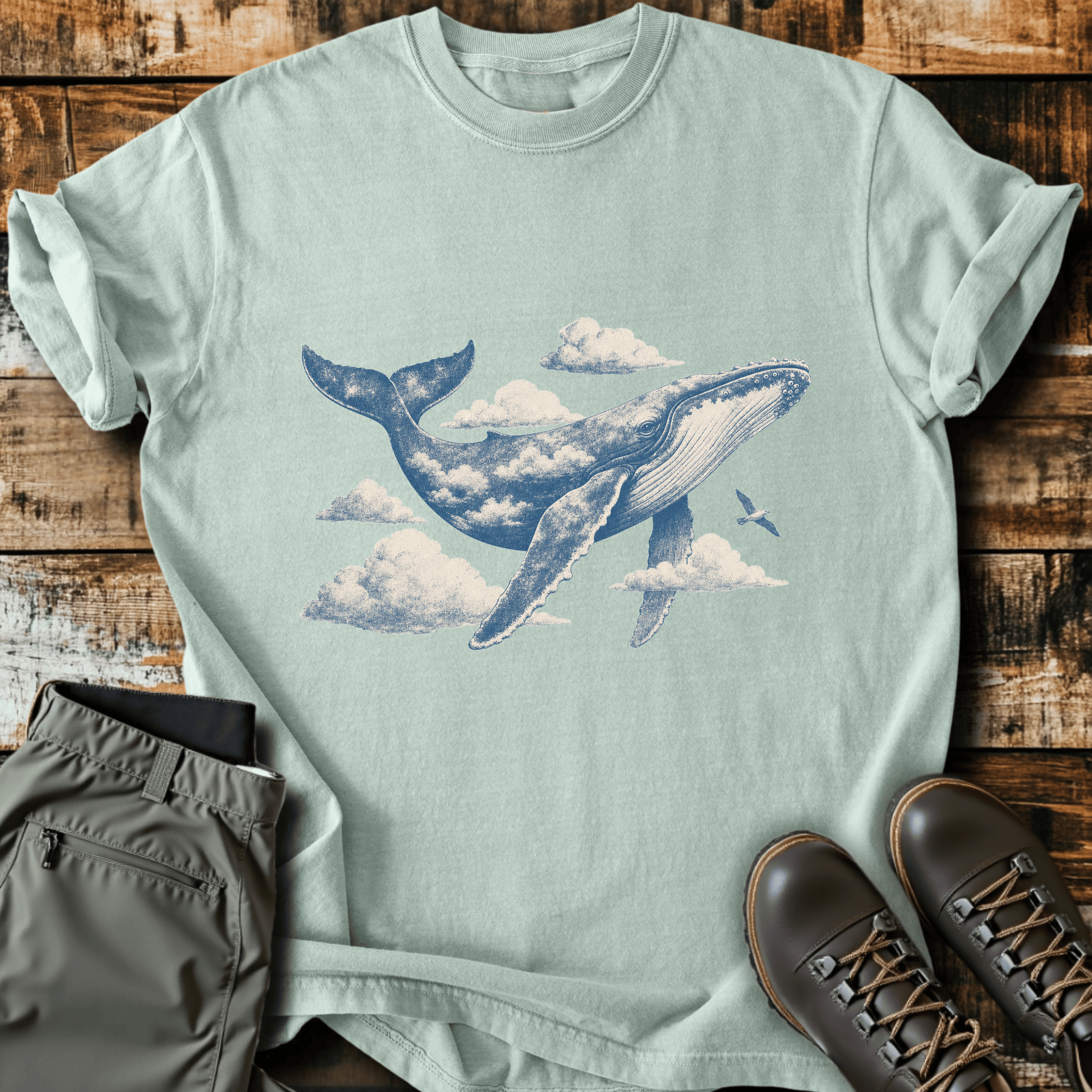 Whale Above T-Shirt