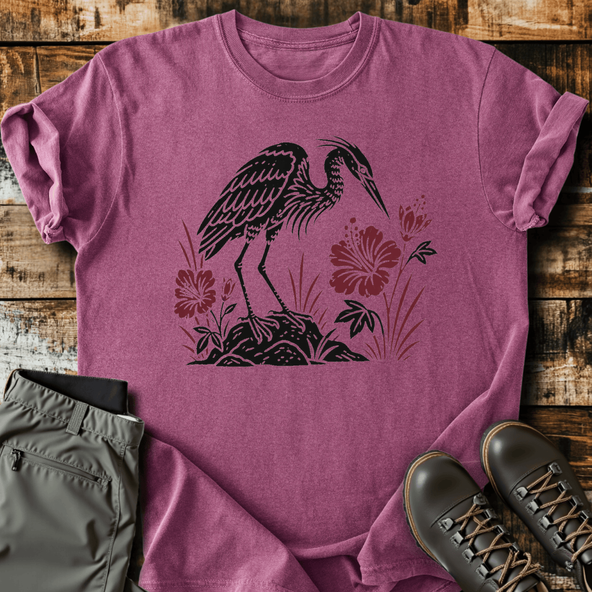 Heron Around T-Shirt