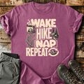 Wake Hike Nap Repeat T-Shirt