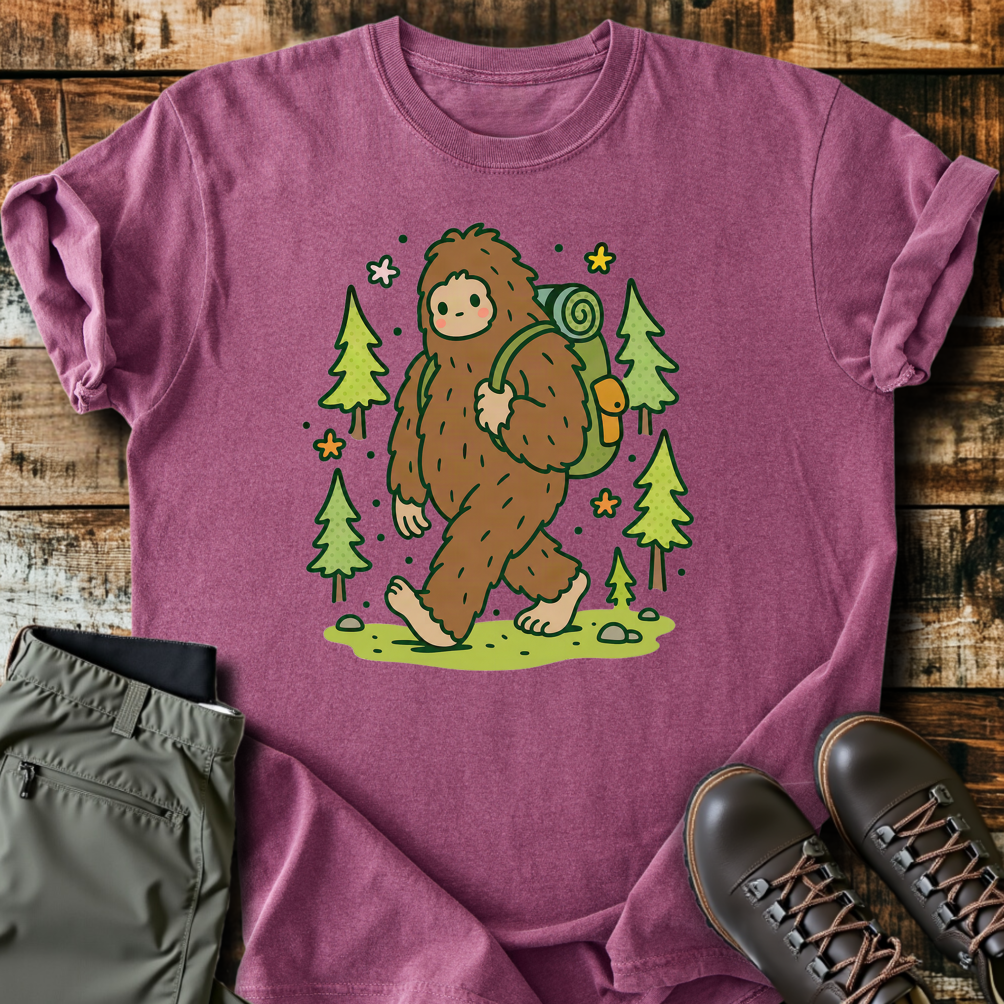 Backpack Squatch T-Shirt