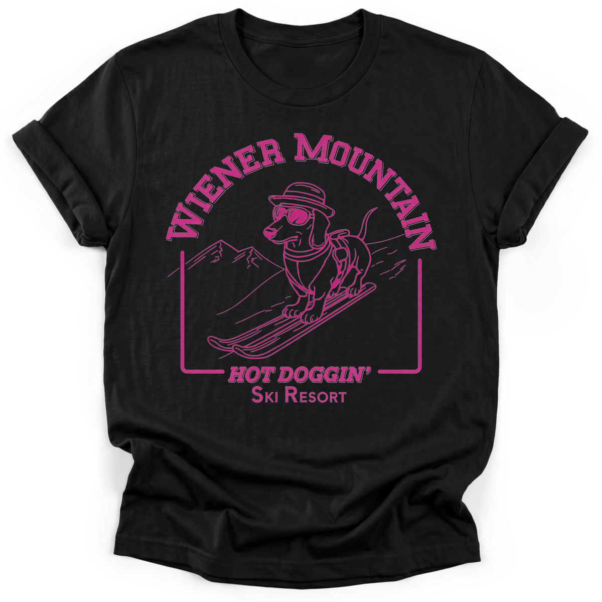 Wiener Dog Mountain T-shirt