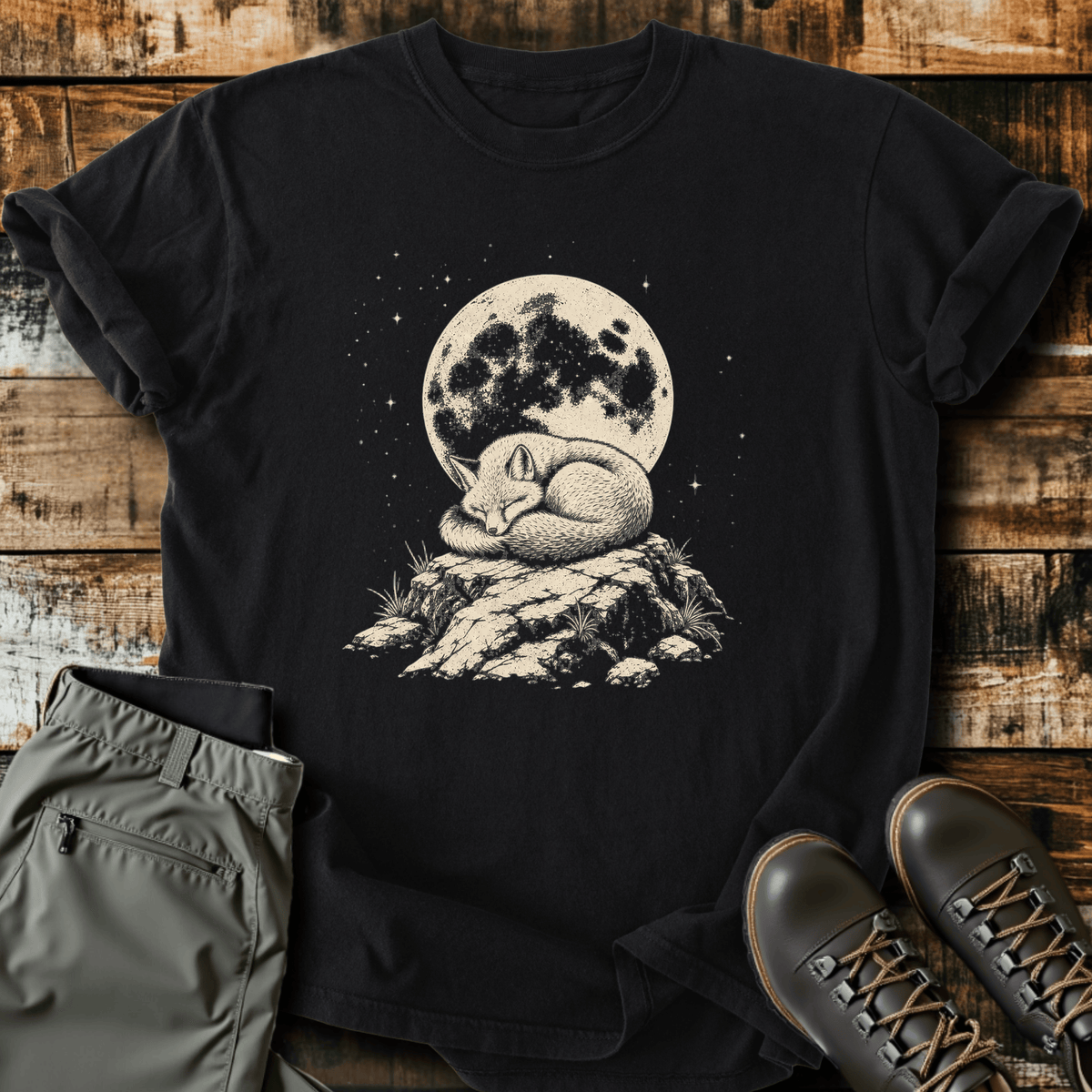 Fox Moon Nap T-Shirt