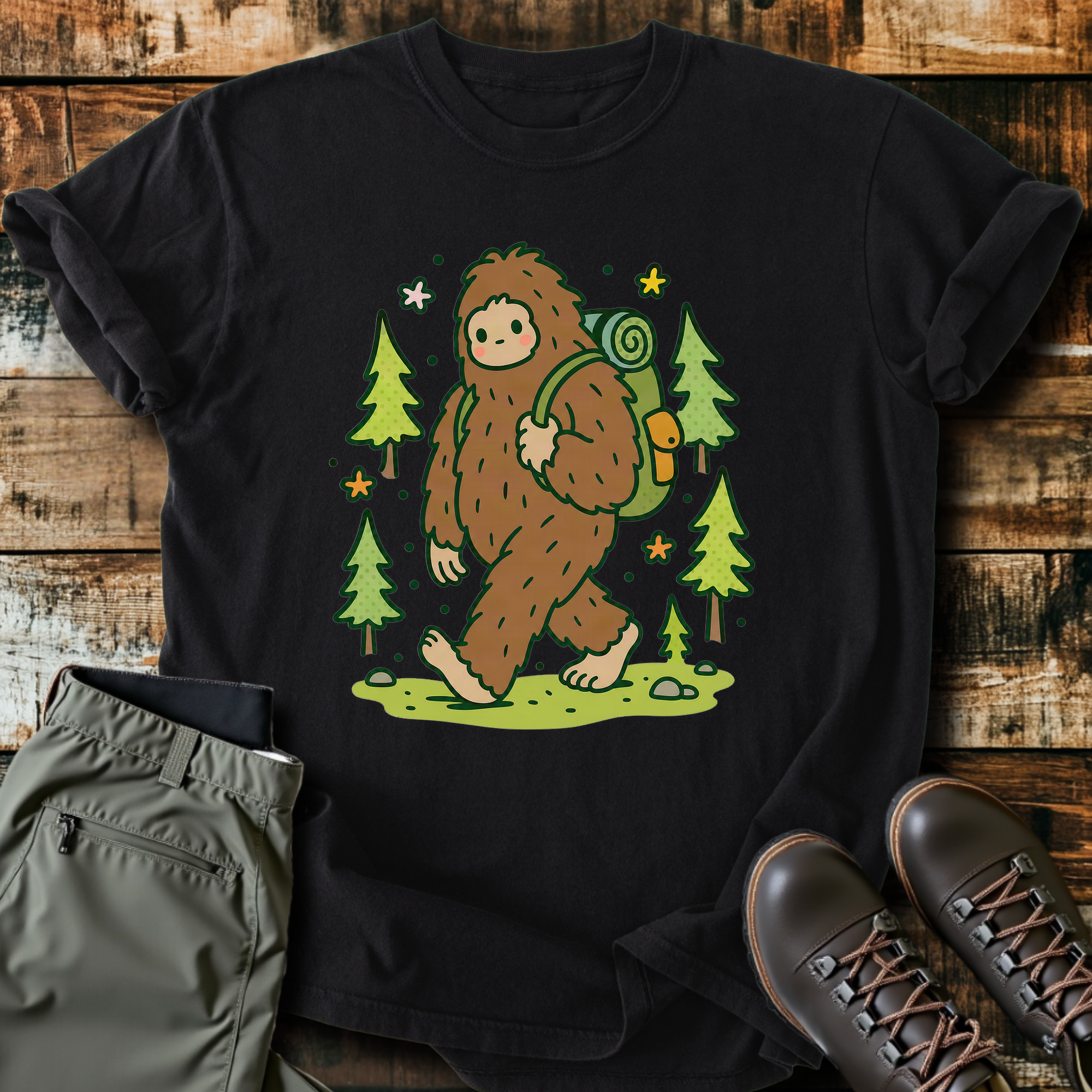 Backpack Squatch T-Shirt