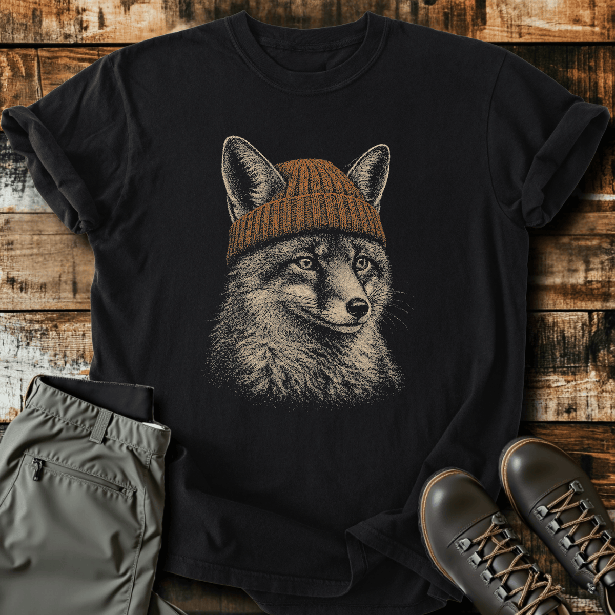 Beanie Fox T-Shirt