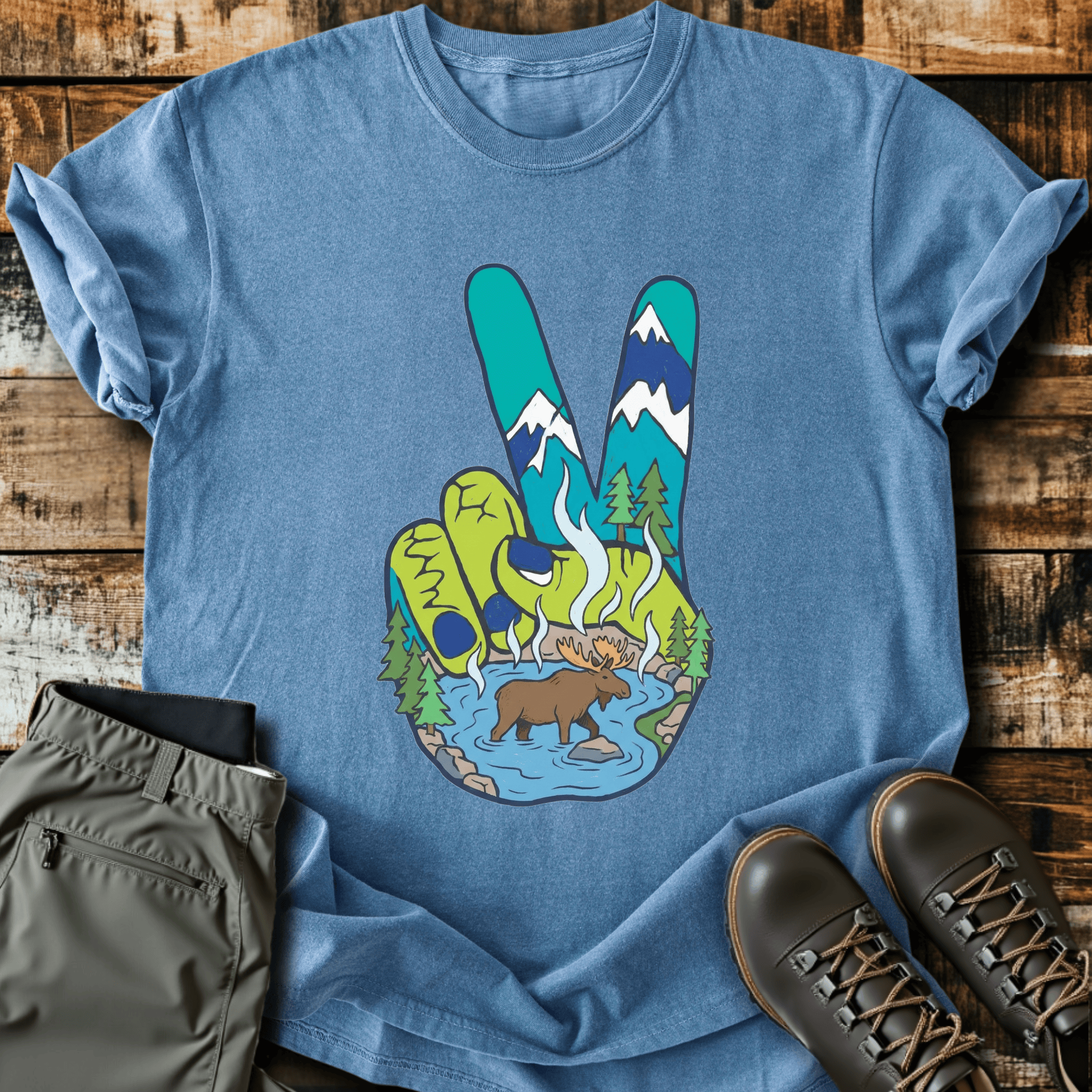 Peace Moose T-Shirt