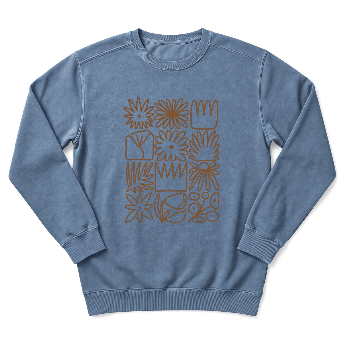 Flower Block Sweatshirt