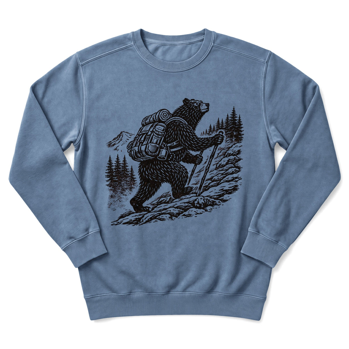 Tribal Hiking Bear Sweatshirt