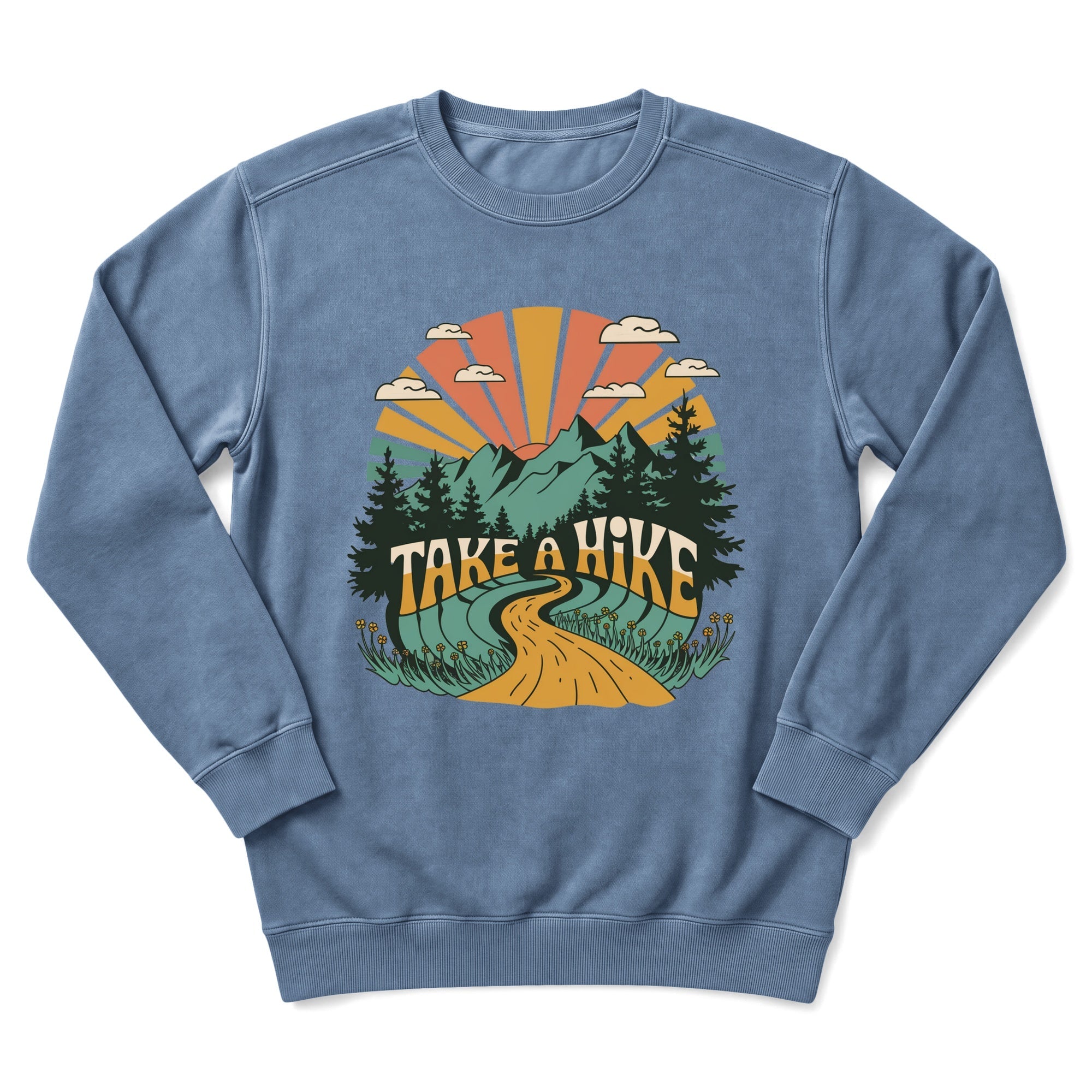Retro Take A Hike Sweatshirt