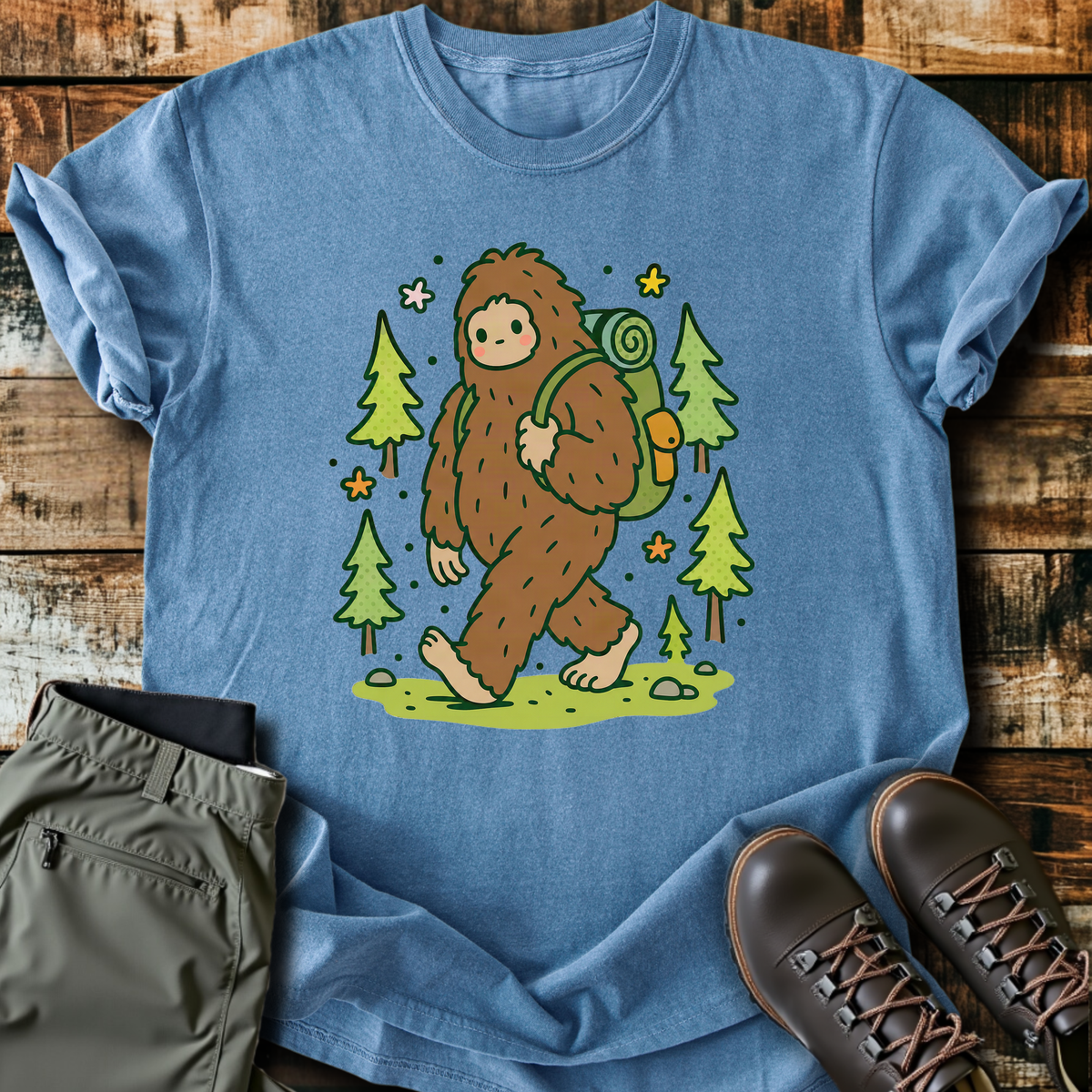 Backpack Squatch T-Shirt