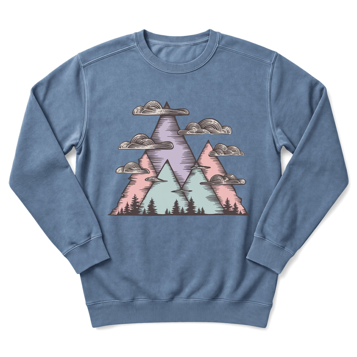 Pastel Peaks Sweatshirt