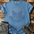 Rainbow Rain Moose T-Shirt