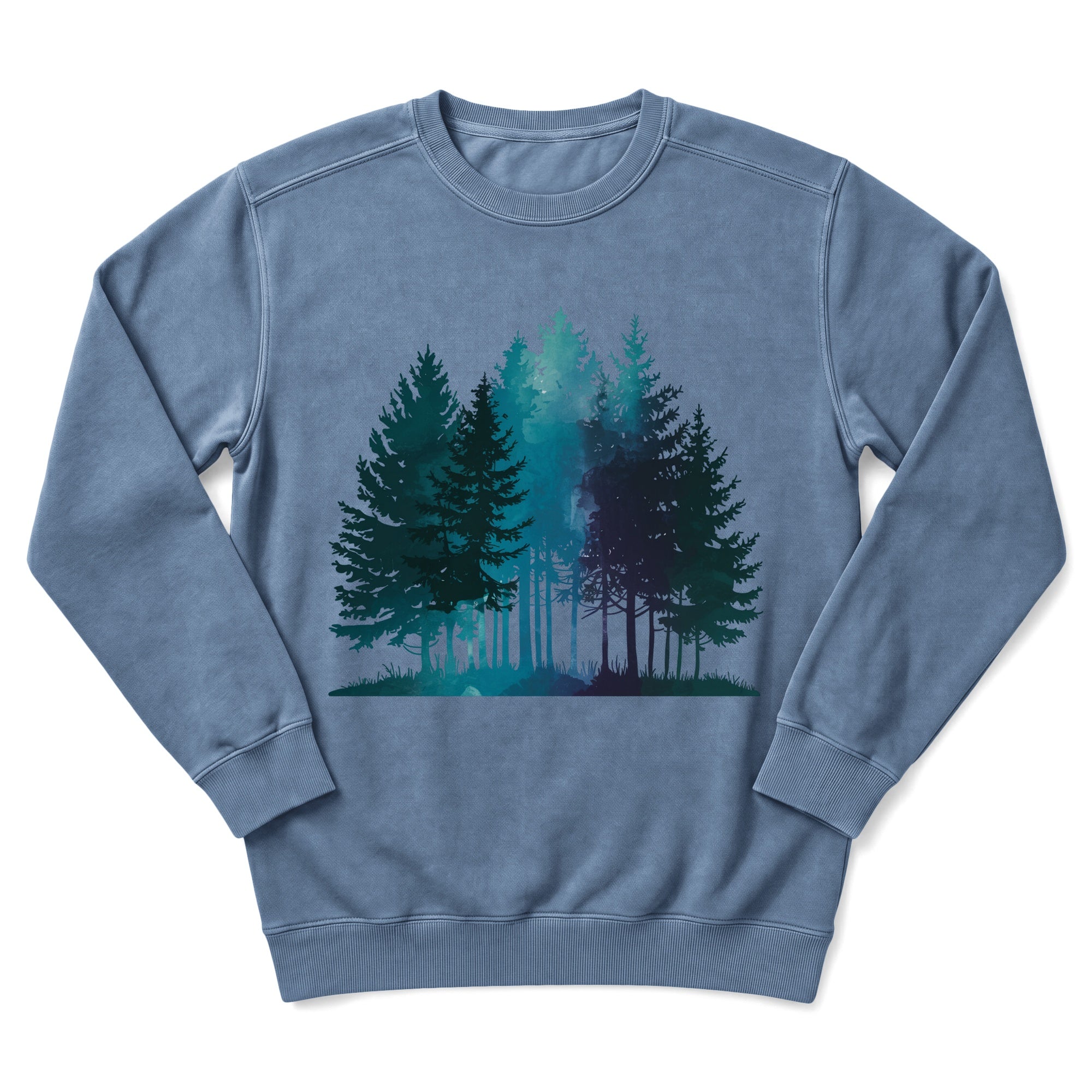 Water Color Forest Sweatshirt