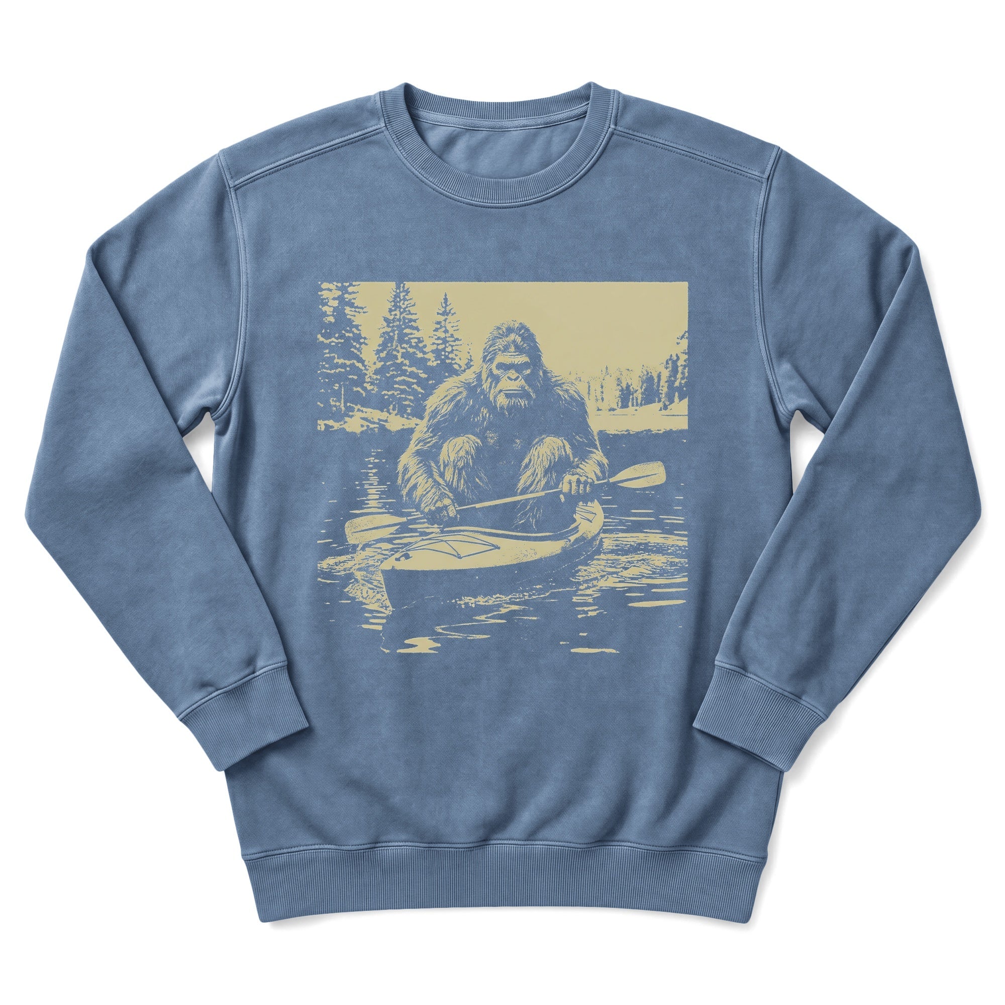 Bigfoot Canoeing Sweatshirt