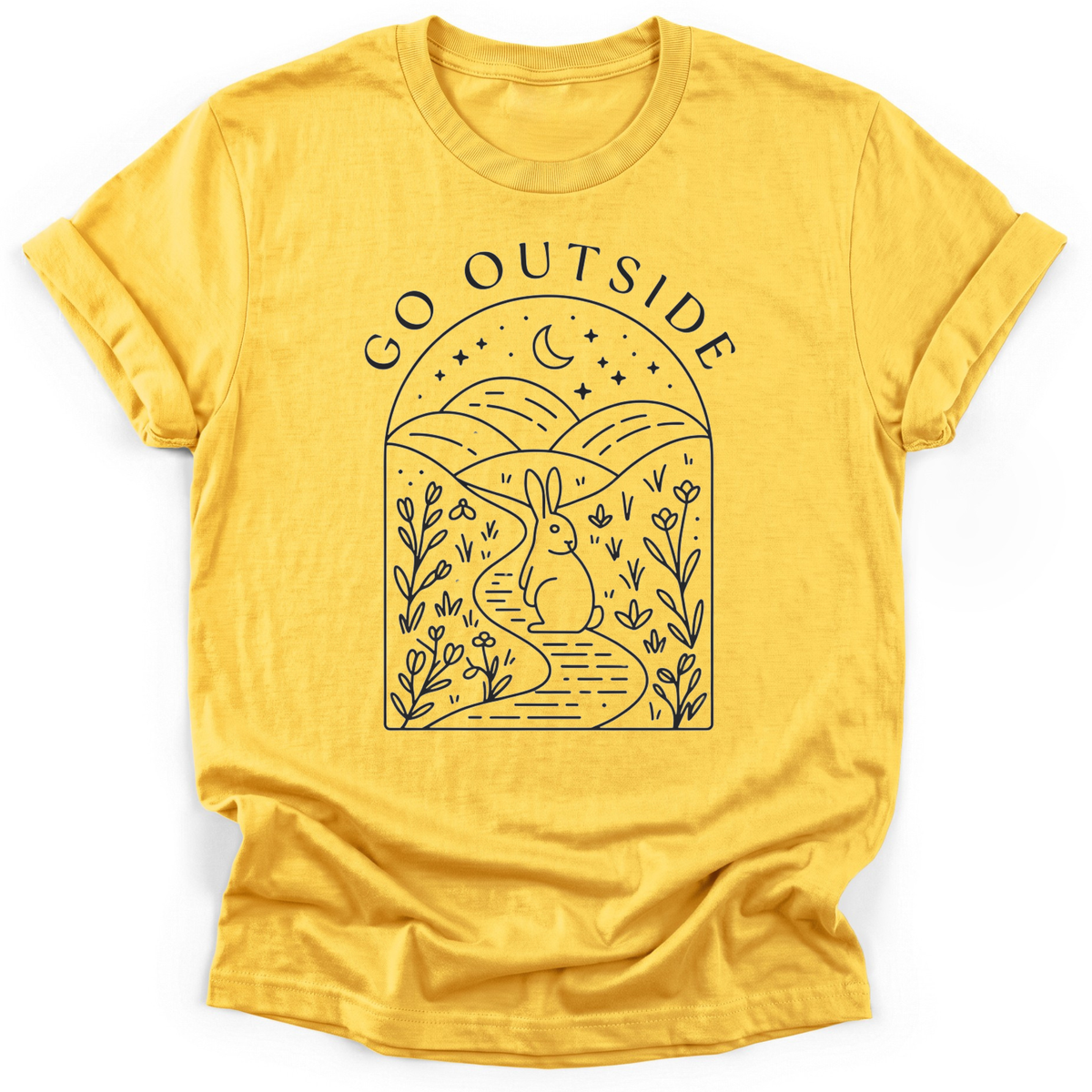 Go Outside Bunny T-shirt