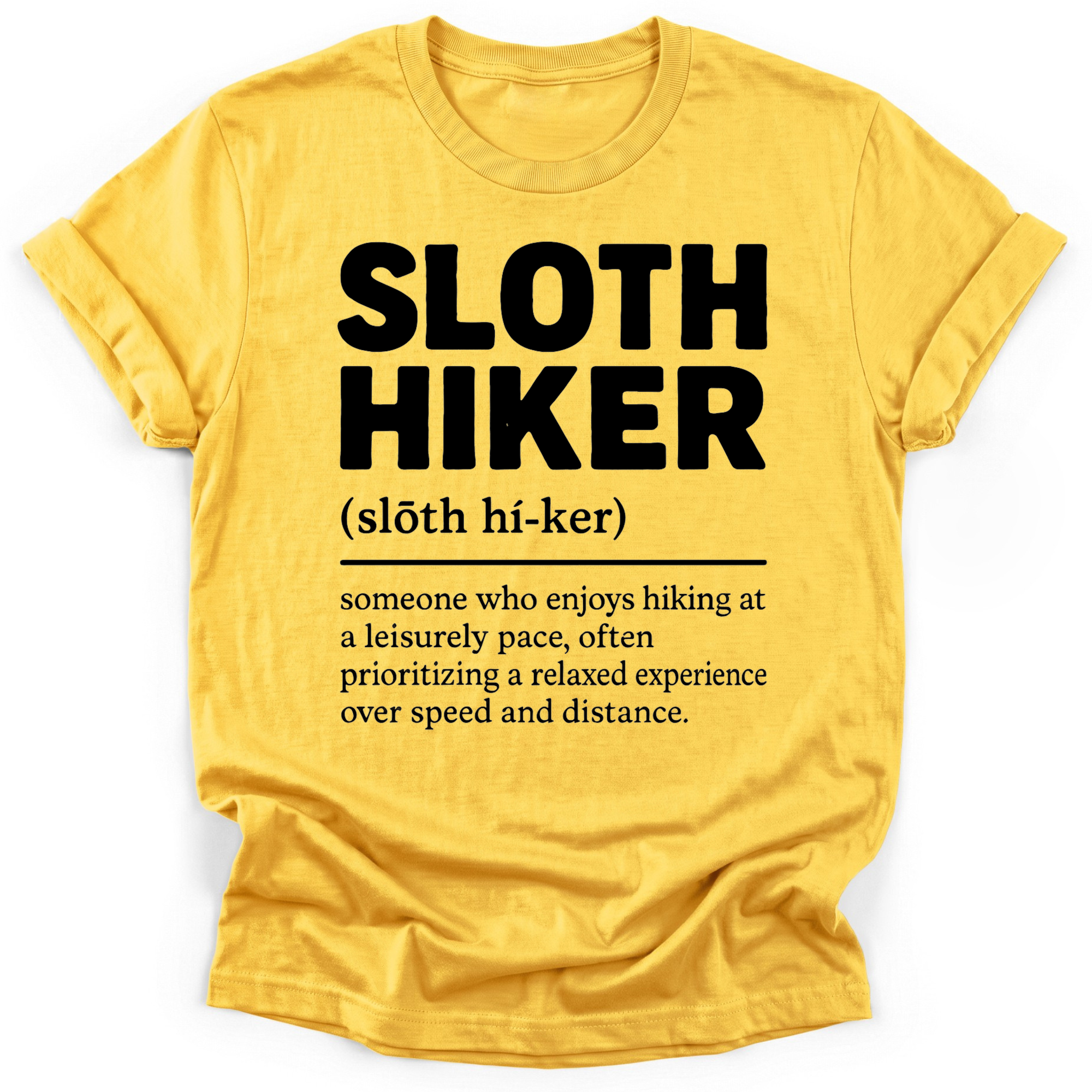 Sloth Hiker Definition T-Shirt