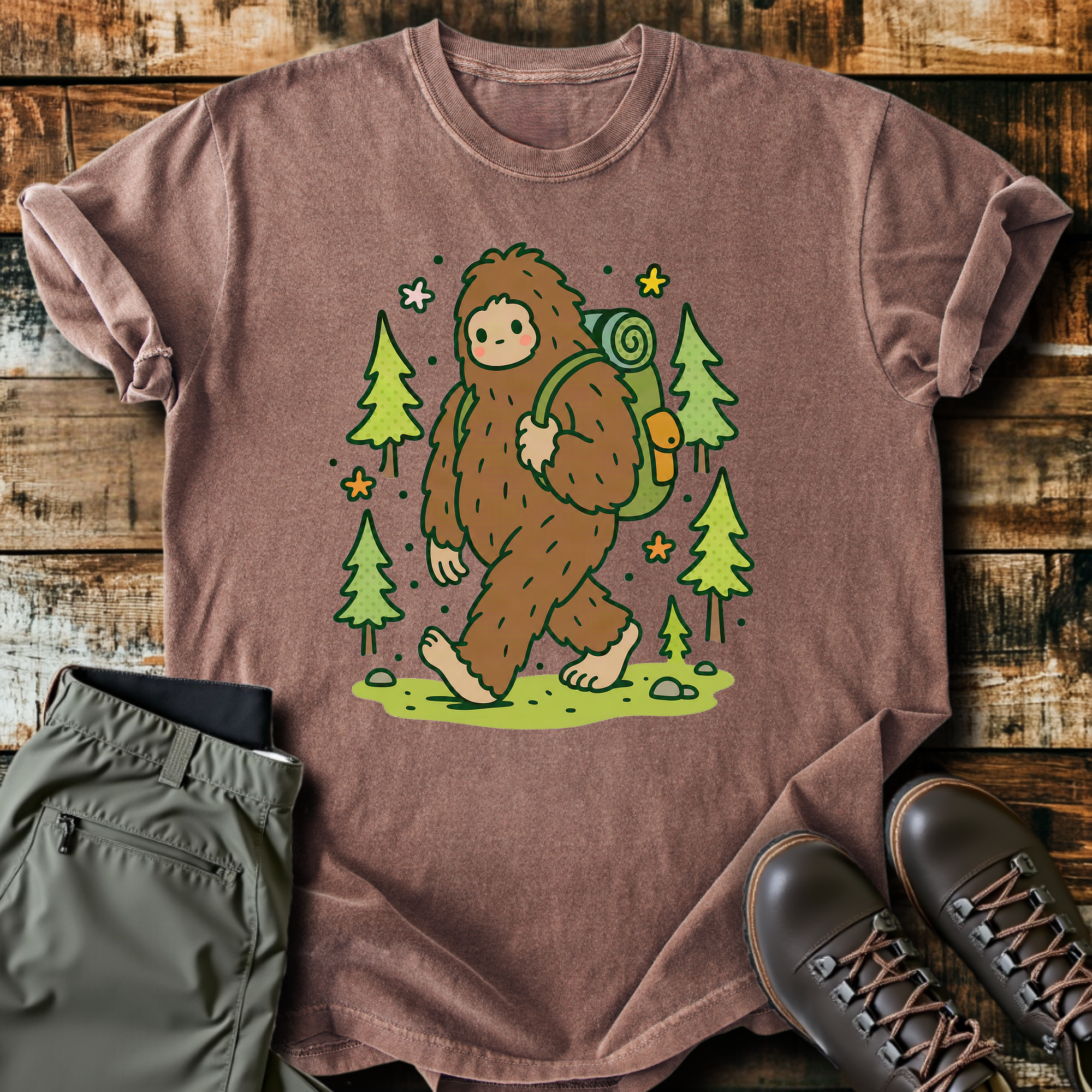 Backpack Squatch T-Shirt