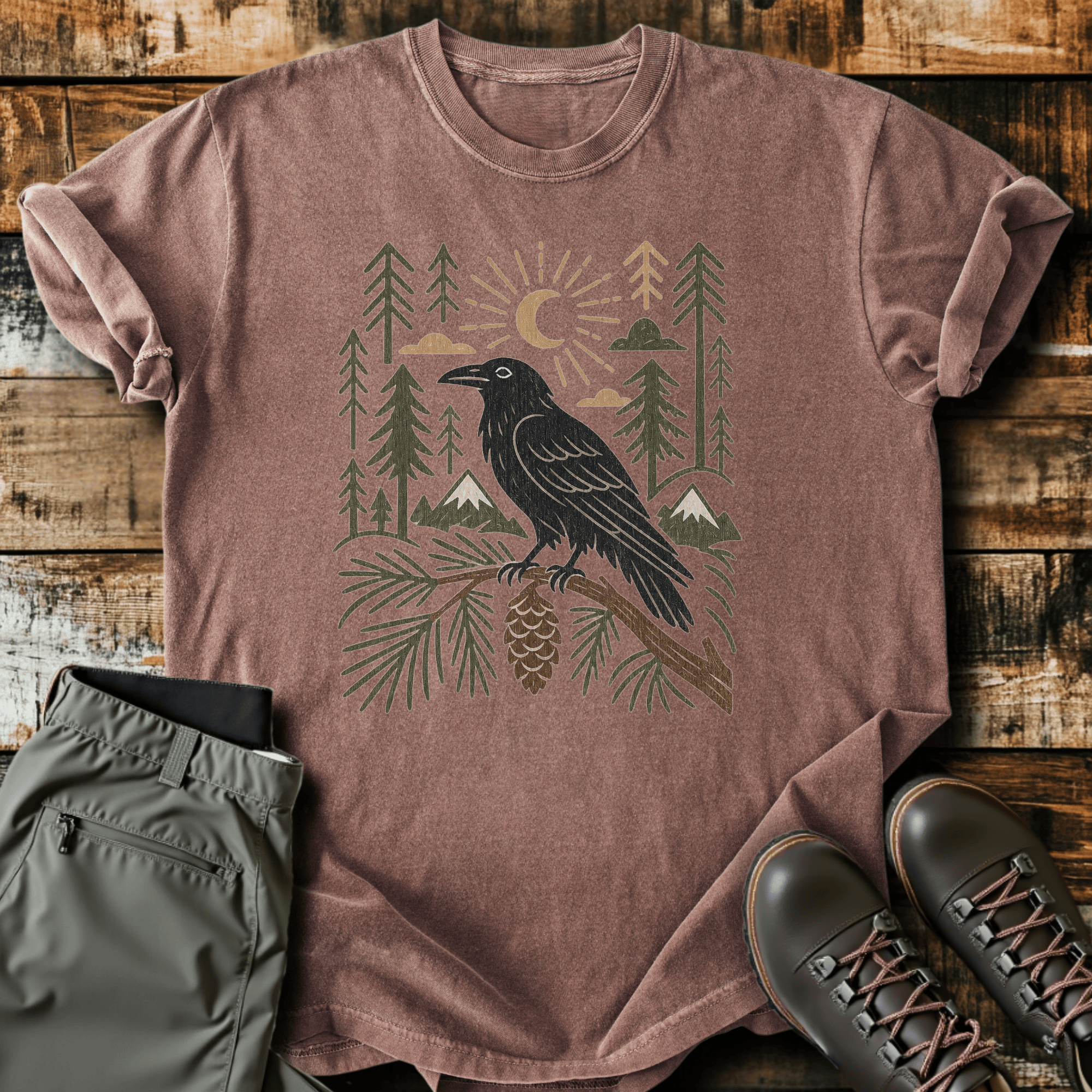 Raven Bough T-Shirt