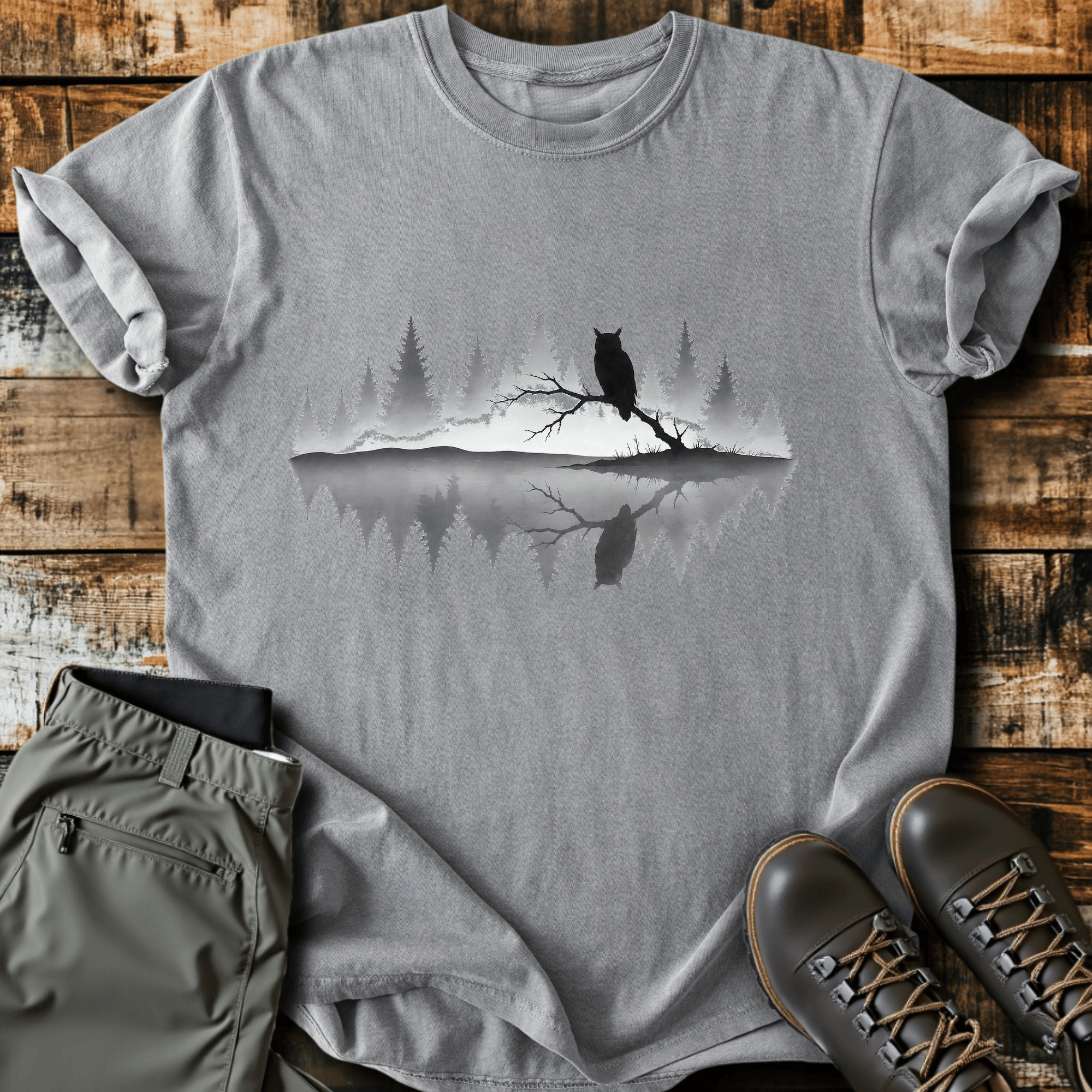 Owl By Myself T-Shirt