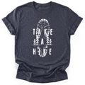 Take A Hike Boot Print T-shirt