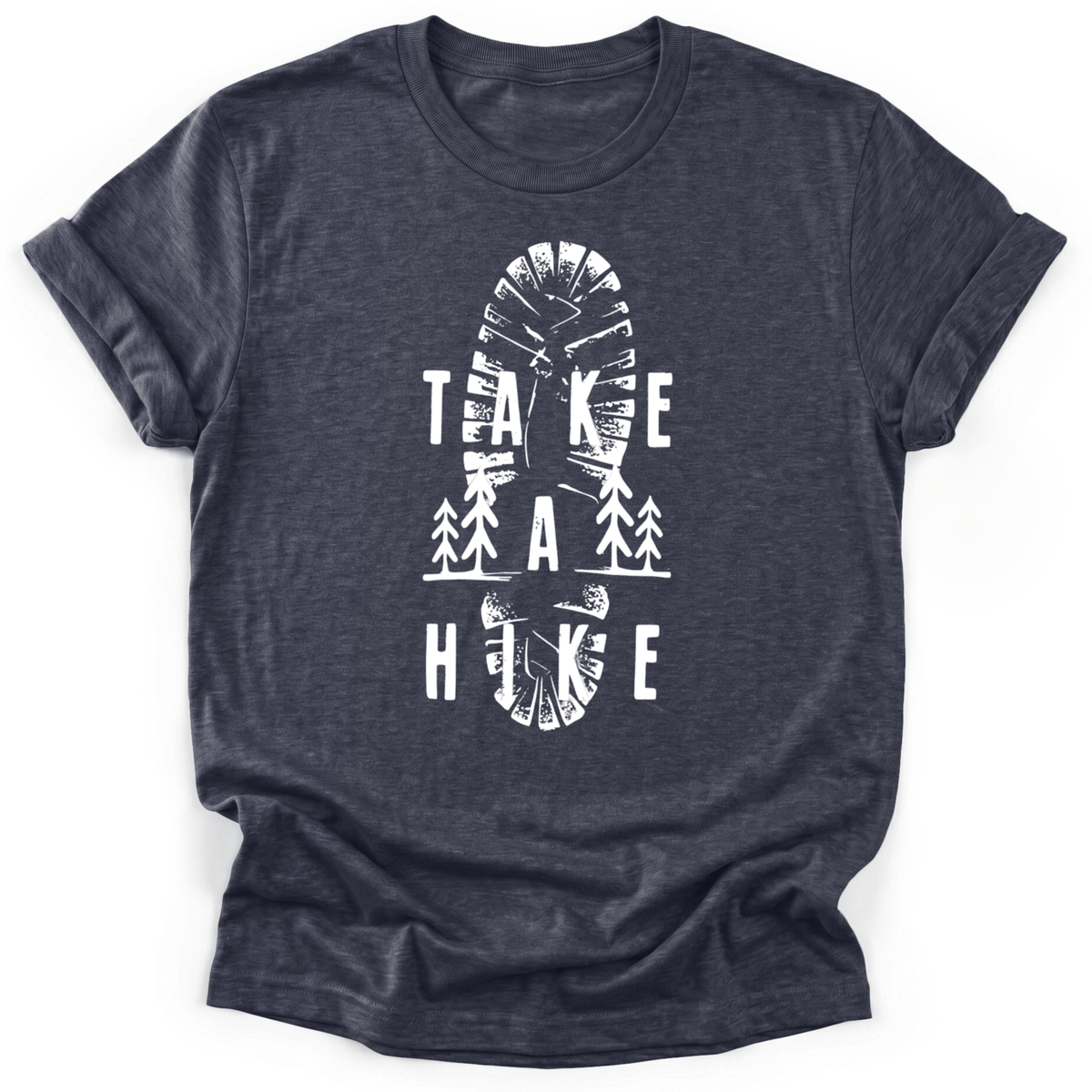 Take A Hike Boot Print T-shirt