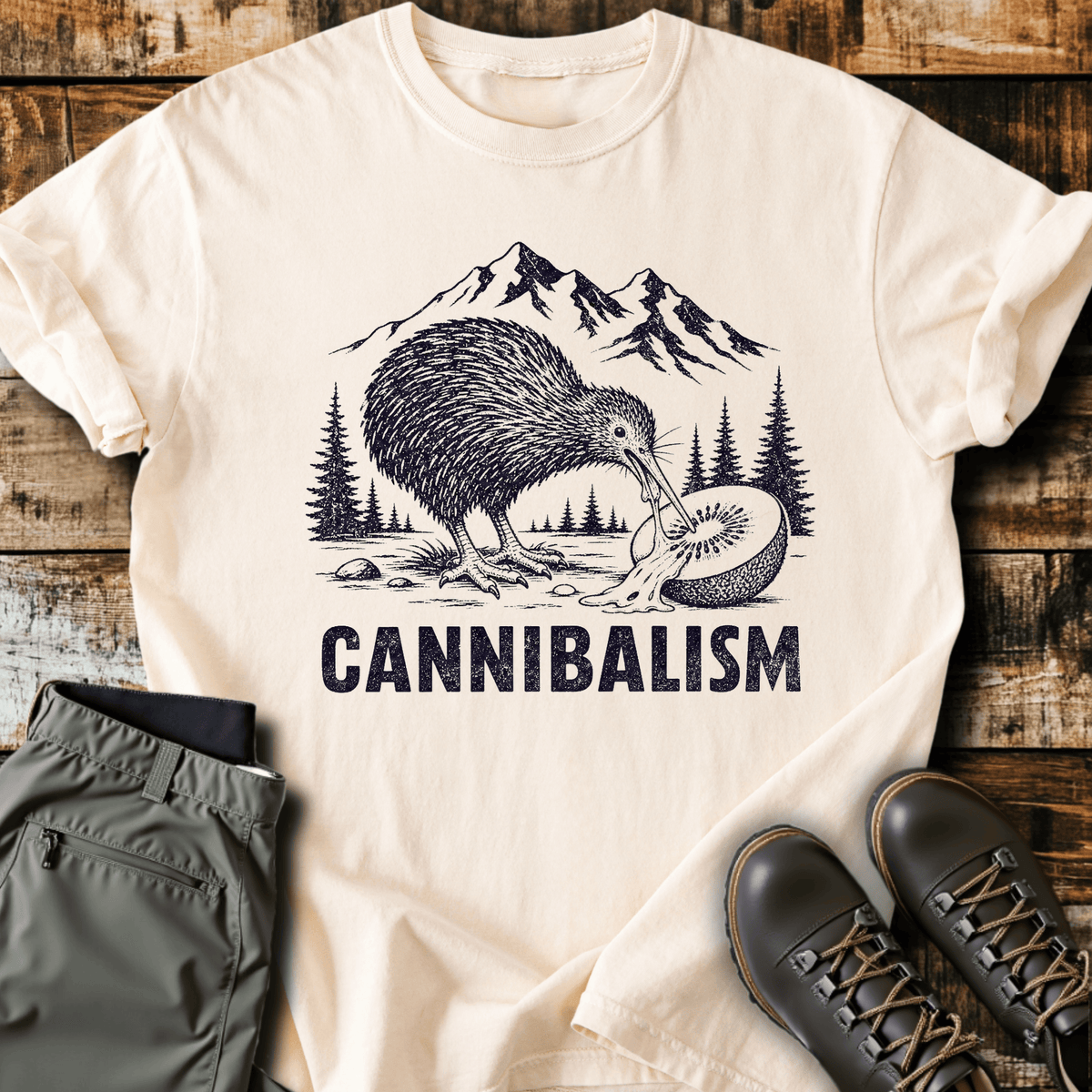 Kiwi Cannibalism T-Shirt