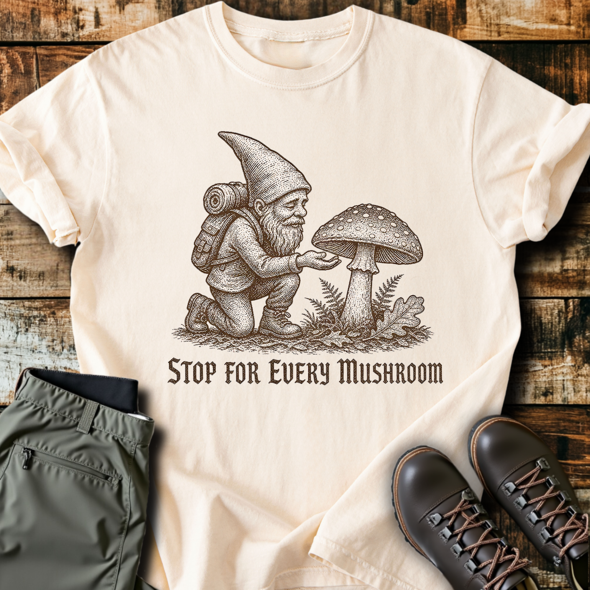 Stop For Every Mushroom T-Shirt