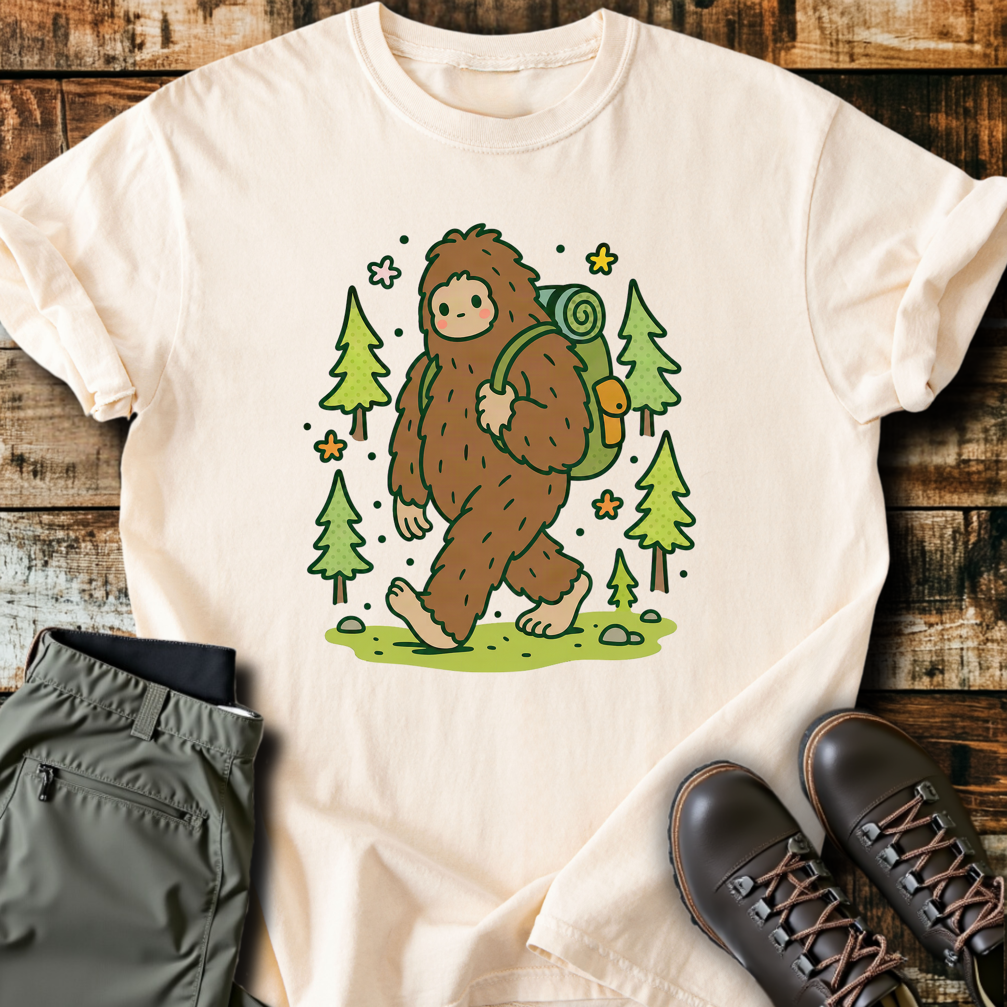 Backpack Squatch T-Shirt