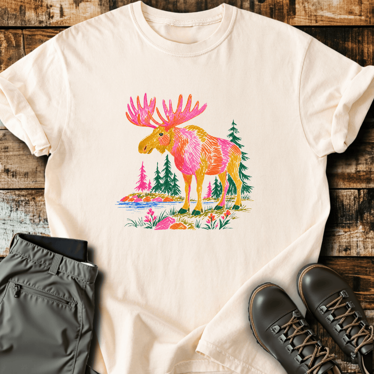 Moose Bouquet T-Shirt
