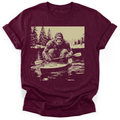 Bigfoot Canoeing T-Shirt