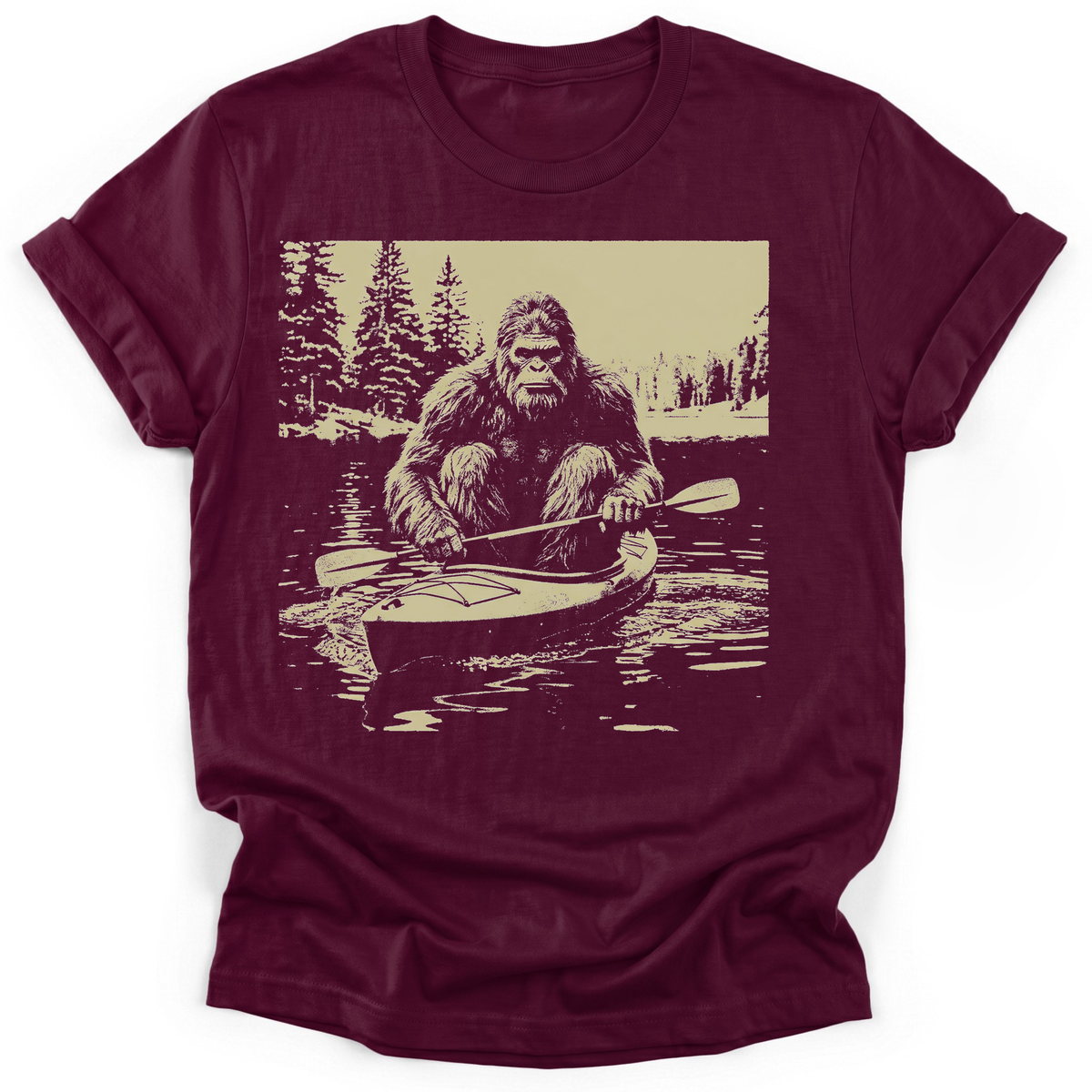 Bigfoot Canoeing T-Shirt