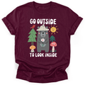 Go Outside To Look Inside T-shirt