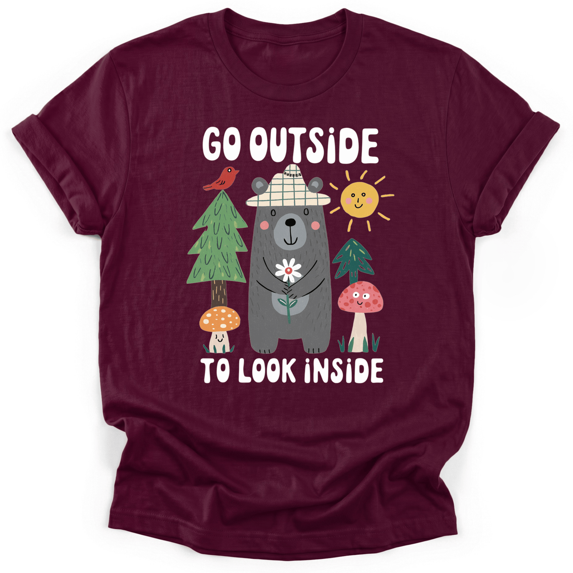 Go Outside To Look Inside T-shirt
