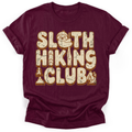 Sloth Club World Tour Back Print T-Shirt
