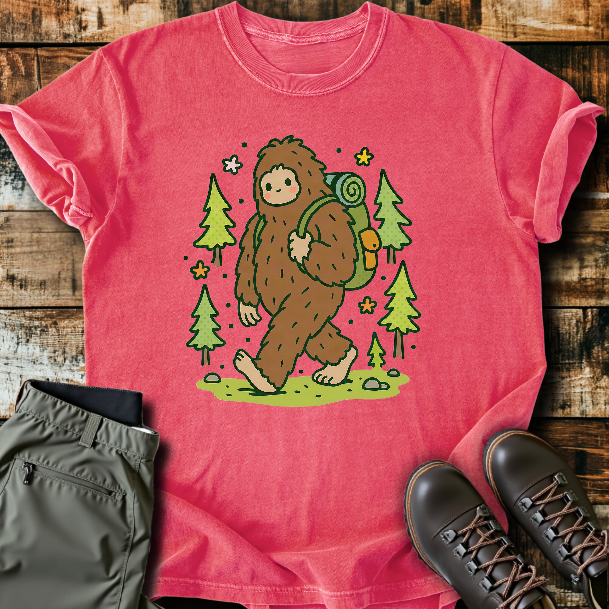 Backpack Squatch T-Shirt